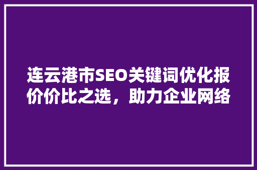 连云港市SEO关键词优化报价价比之选，助力企业网络营销腾飞